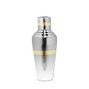 ユキワ UK バロン カクテルシェーカー A 510ml 部分金メッキ ゴールドライン/ミラー仕上(03300315)YUKIWA シェーカー シェイカー バー...