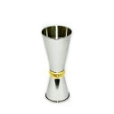 ユキワ UK メジャーカップ A 50ml/30ml 部分金メッキ(MG-UK-JIGGER-A)YUKIWA バー用品 ギフト