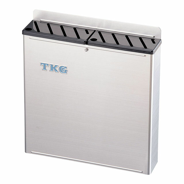 TKG18-8 プラ板付カラーナイフラック 大 Aタイプ 黒（AHU696）9-0385-0106