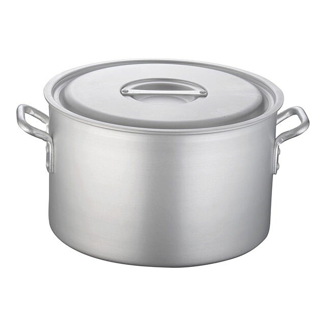半寸胴鍋 アルミニウム アルマイト加工 目盛付 TKG 36cm（AHV6236）1-0029-0207(3)