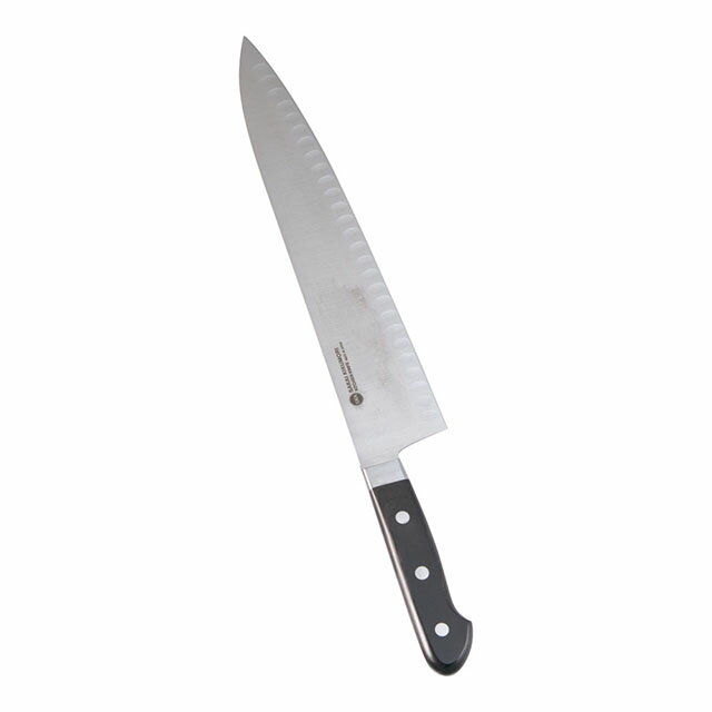 楽天ANNON キッチン・業務用食器堺菊守 特殊ステンレス鋼 牛刀サーモン 30cm（AKK4230）1-0314-1604肉包丁 肉屋の包丁 牛刀包丁 シェフナイフ 牛刀