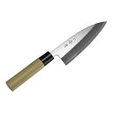 令月 ステンレス鋼和庖丁 出刃 片刃 FC-1072 15cm(ALI5001)1-0306-0201魚用包丁 魚をおろす包丁 和庖丁 和包丁