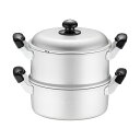 アルマイト ゆうげ紀行 蒸し器セット 24cm(AMSN402)1-0412-0403