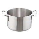 ムラノ インダクション 18-8 半寸胴鍋 蓋無 28cm(AHVA304)1-0005-0204