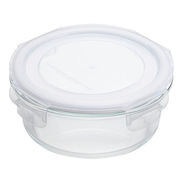 耐熱ガラス保存容器 丸形 4331 650ml（AHZ4302）1-0239-0602