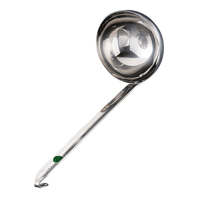 UK18-8 カラーマーカー付レードル 緑 500cc（BLCJ627）1-0462-0427