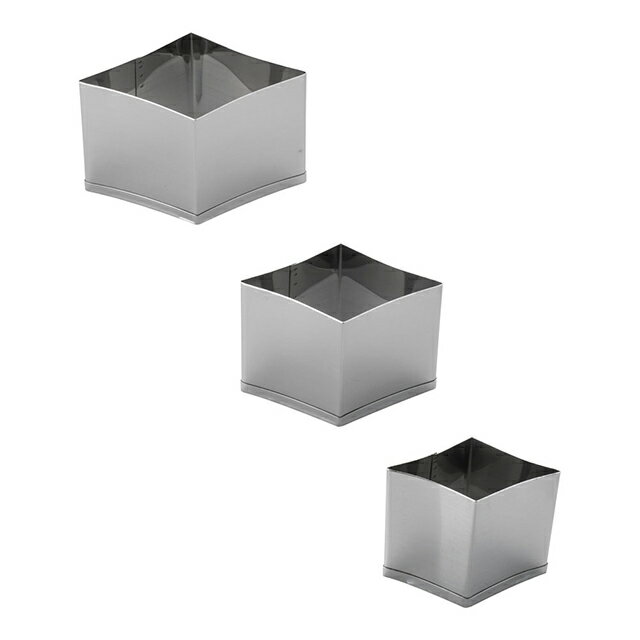 SA 18-8 業務用 抜型 ダイヤ 3個セット（BNK9001）1-0552-1601