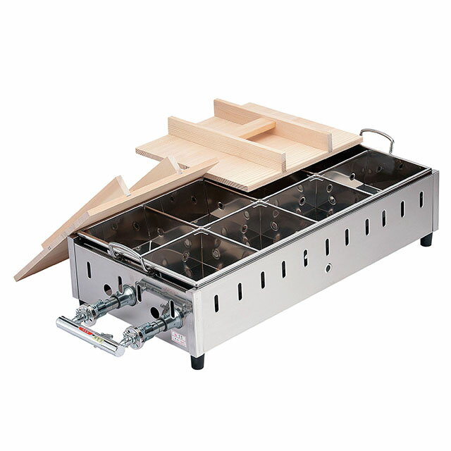 AKS 直火式 おでん鍋 8ツ切 SK-27 13A（EOD5304）1-0829-0704