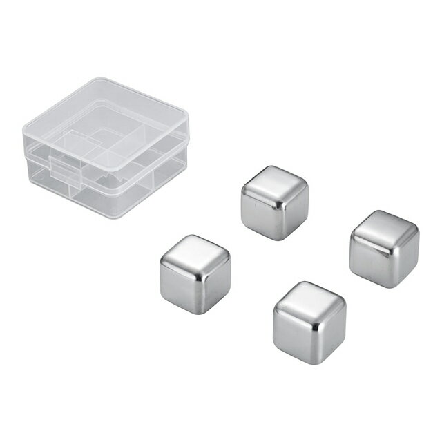 ●縦×横×高さ(mm)：24×24×24 ●材質：ステンレス鋼、水、グリセリン・氷より早く冷やす事ができ、溶けないので ●味を薄める事もありません。 スペック メーカー　 Vacu Vin（バキュバン） シリーズ　 - サイズ　 縦×横×高...