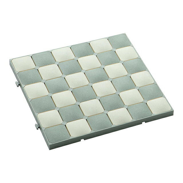 珪藻土 ジョイント式バスマット用 継足しバスマット グレー（ZKI1402）1-2495-0202