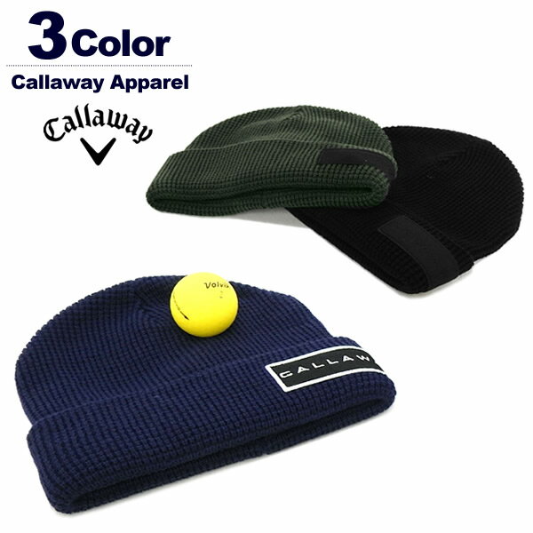 メーカー希望小売価格はメーカー商品タグに基づいて掲載していますCallaway Apparel（キャロウェイアパレル）2021年秋冬コレクションより、ニットキャップが入荷致しました。 トレンドに左右されることなく、秋冬のカジュアルゴルフスタイルに欠かせないニット帽です。 素材は、ソフトで柔らかな肌触りで保温性に優れたアクリルニットを使用。 ざっくりとしたワッフル編みで仕立てた、表面に格子状の凹凸模様がある温かみのある表情が魅力です。 ナチュラルな伸縮性と柔らかく暖かい肌触りで心地良いフィット感を実現します。 折り返し部分の左サイドに「CALLAWAY」の文字がデザインされたワッペンを配してアクセントを効かせています。 ゴルフでの使用はもちろん、アウトドアやタウンユースでも幅広くコーディネートに合わせたいシンプルなルックスです。 また、プレゼントとしても最適なウィンターアイテムです。 ◆特徴 ・程良い厚みのアクリルニット ・ソフトで柔らかな肌触り ・保温性、伸縮性 ・手洗い可能 ・サイズ調節不可 ◆素材 アクリル100％ ◆原産国 MADE IN CHINA ◆サイズ F（フリー/58cm）※サイズ調節不可 ■サイズについて ・サイズ表記はメーカー独自の算出方法による参考容量になります。計測方法により異なりますのでご了承下さい。 ■商品画像について ・当店内の全ての画像はデジタルカメラによるものです。 ・お客様のパソコンの設定（OS・モニター）によって商品の色や素材感が 異なって見える場合がございます。 ・天候によって色・素材感が違った風に見える場合がございます。 ■Callaway apparel（キャロウェイアパレル） 2002年に米国キャロウェイゴルフ社より日本におけるウェアライセンスをサンエーインターナショナルが獲得し、アパレル事業を発足。 それ以来、その斬新なデザインアイデアがゴルフアパレルの世界に話題をよんでいるキャロウェイアパレル。 ゴルフを愛するすべてのゴルファーをファッショナブルにサポートしています。 トレンドや遊び心を盛り込んだ「CHEV18」、スペック重視で高機能な「X-SERIES」、 “エグゼクティブ・ゴルファー”を魅了する「COLLECTION」ラインなど、多彩なシリーズを展開しているキャロウェイアパレル。 着る人、見る人も魅了するゴルフウェアを目指しています。