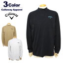 【30%OFF】キャロウェイアパレル メンズ カットソー ゴルフ モックネック 長袖 UVカット ロゴジャガード CallawayApparel C22233102 2022秋冬 セール SALE(4)