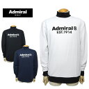 【30%OFF】アドミラルゴルフ メンズ カットソー ハイネック 長袖 発熱 裏起毛 ストレッチ AdmiralGOLF ADMA387 2023秋冬セール S...