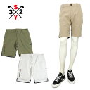【30%OFF】SY32 ゴルフ ショートパンツ ショーツ メンズ オックス ストレッチ 吸水速乾 UV加工 SY32BYSWEETYEARS SYG-24S35 2024春夏 セール SALE