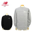 【30%OFF】ニューバランスゴルフ スウェット メンズ プルオーバー クルーネック キルト 保温 ストレッチ newbalance 0124262004 20...