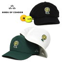 バーズオブコンドル 帽子 キャップ メンズ レディース ゴルフ ナイロン UVカット ロゴ プリント NEVERFIND BIRDSOFCONDOR TEMC4...