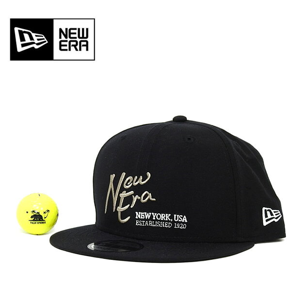 ニューエラゴルフ 帽子 キャップ メンズ 9FIFTY ナイロン 撥水 軽量 刺繍 NEWERA NYLON TUSSAH NEW ERA NEW YORK,USA EST. 1920 26s