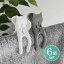 洗濯バサミ かわいい < 猫竿ピンチ 6個入り > 大型 クリップ 洗濯ばさみ せんたくばさみ 洗濯 物干し竿 550円