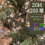 ֡ڸۡڤ ̵ۥߥ͡ 顼 LED 200 20m 7 8ѥ ꥹޥ饤 顼ߥ͡ 顼饤 ż 顼LED 緿顼ѥͥ ̥Хåƥ꡼ 顼 ۸ ۥѥͥ ּư ȥ졼ȡפ򸫤