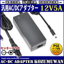 【1年保証付】汎用スイッチング式ACアダプター 12V/5A/最大出力電力60W 出力プラグ外径5.5mm(内径2.1mm)PSE取得品(LEDテープライトに使...