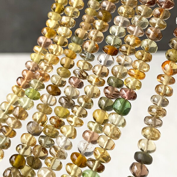 天然石ジルコン（ボタンプレーン）ミックス大きさ　約2〜4×3～6mm穴径　約0.3～0.4mm