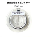 直線記憶超弾性ワイヤー太さ 約0.2mm長さ10m1個