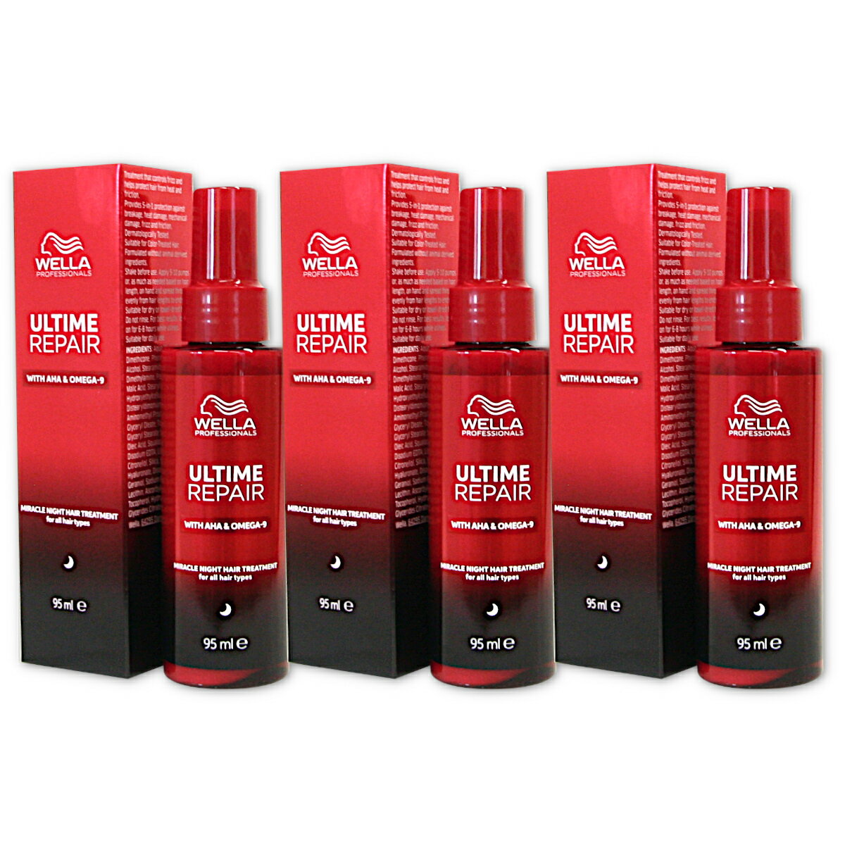 【セット販売 3個セット】ウエラ プロフェッショナル アルタイム RM ナイトトリートメント 洗い流さないヘアトリートメント 95ml [4064666599496　x3]
