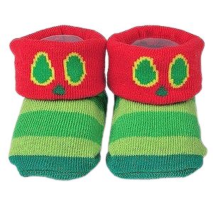 ナカジマコーポレーション◆ ベビーソックス はらぺこあおむし フェイス 144393-20 | 4548643144393のサムネイル