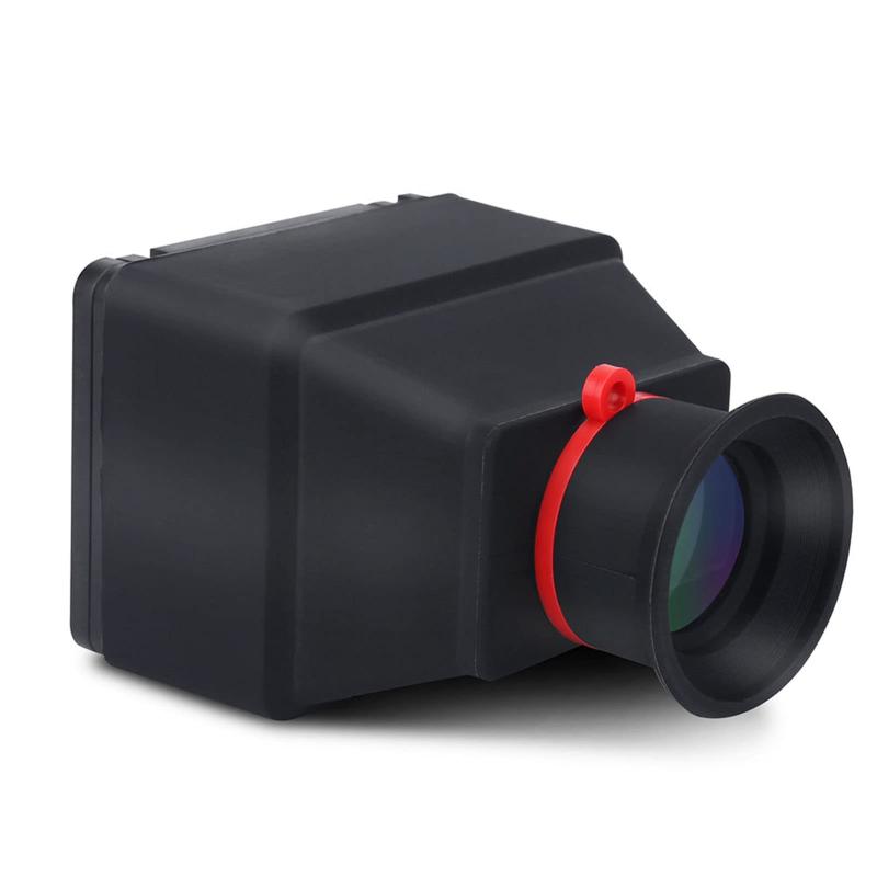3.2インチLCDビューファインダー ルーペ 3倍拡大鏡 ユニバーサル 液晶画面モニタールーペ デジタル一眼レフ/ミラーレスカメラ用 耐久性 屋外撮影サンシェード 3X viewfinder for DSLR Cameras …