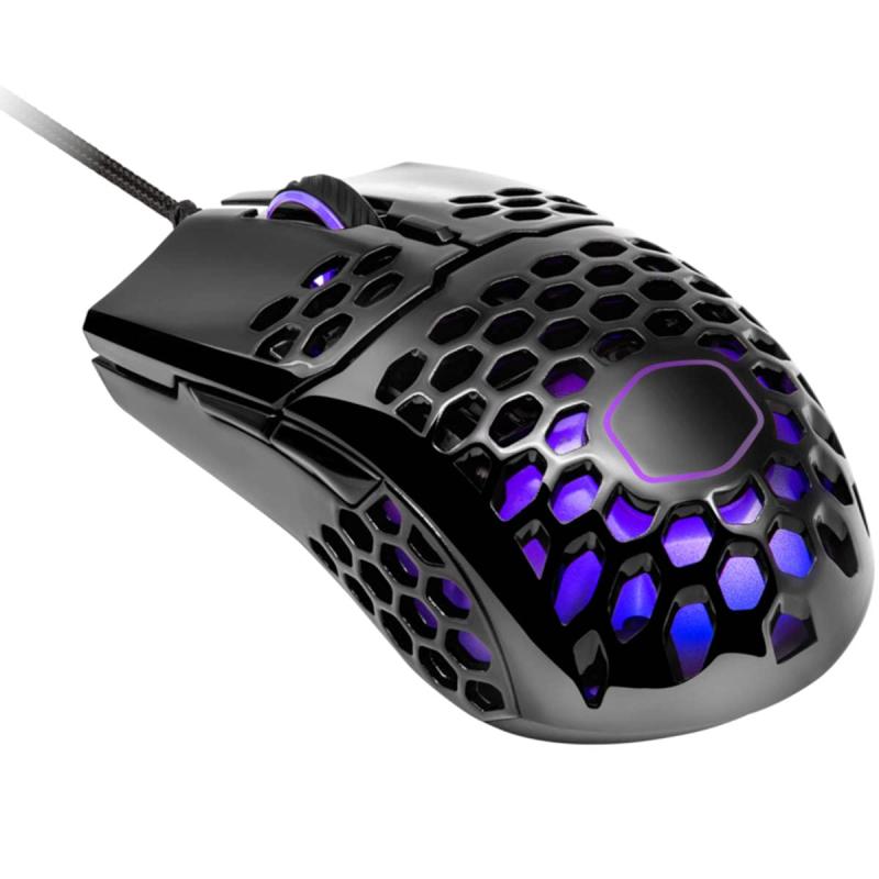 Cooler Master MasterMouse MM711 Black Glossy ゲーミングマウス 超軽量 ハニカムシェル採用 MM-711-KKOL2 MS439