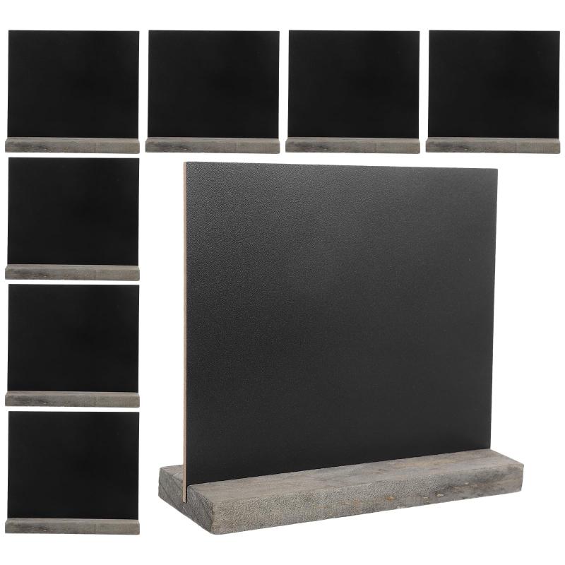 メニューボード 卓上 ミニ黒板 伝言板 メニュースタンド お店看板 木製 8個セット