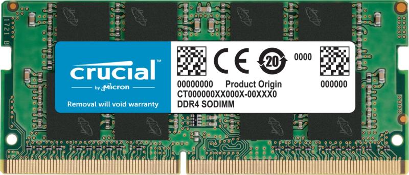 Crucial ΡPCߥ 16GB(16GBx1) DDR4 2400MT/s(PC4-19200) CL17 SODIMM 260pin CT16G4SFD824A