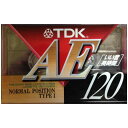 TDK AE120 録音用カセットテープ　120分　ノーマルType I ノーマルポジション120分 (片面60分)
