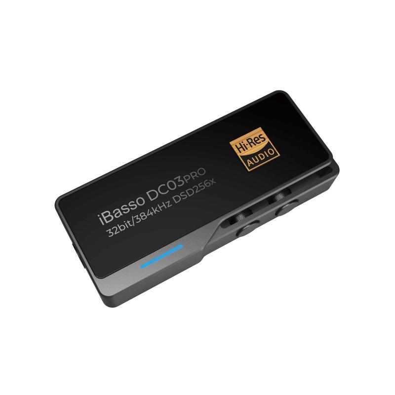 【VGP2023SUMMER金賞】iBasso Audio DC03PRO アイバッソ Type C タイプC USB DAC ポータブル 小型 アンプ 3.5mm ケーブル着脱式 ハイレゾ HD ロスレス android ゲーム 音楽【国内正規品】 (グレー)