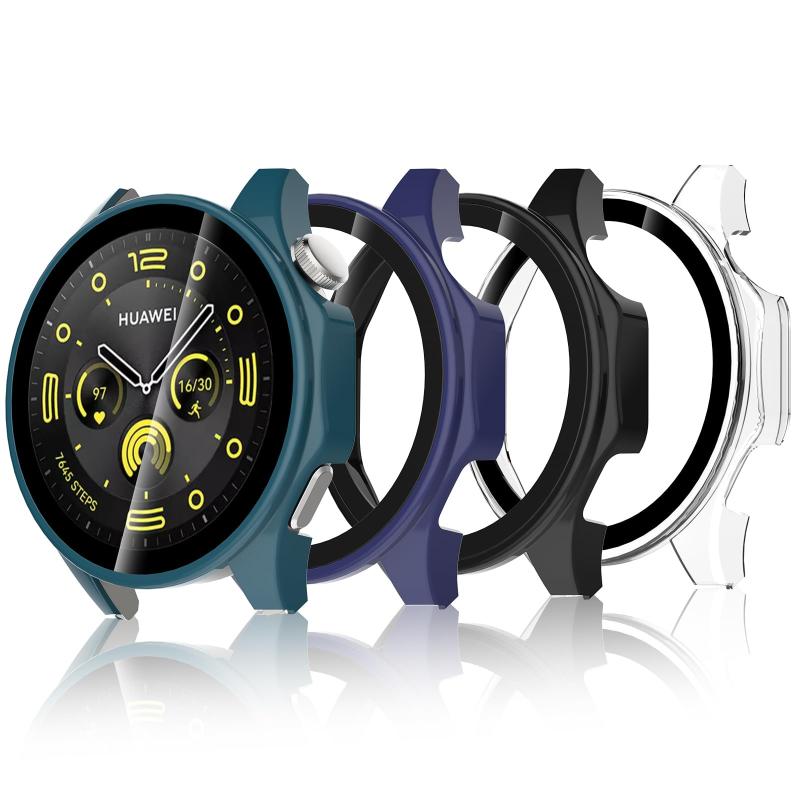 Simpeaky4zHuawei Watch GT 4 46mm Ή P[X Jo[ PCt[+KXtB ̌^Sʕی ϏՌ wh~ ɔy ߗ 戵ȒP