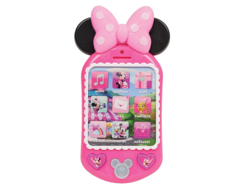 携帯電話・おもちゃスマホ Disney(ディズニー) ミニーマウス スマホのおもちゃ スマートフォン 携帯 赤