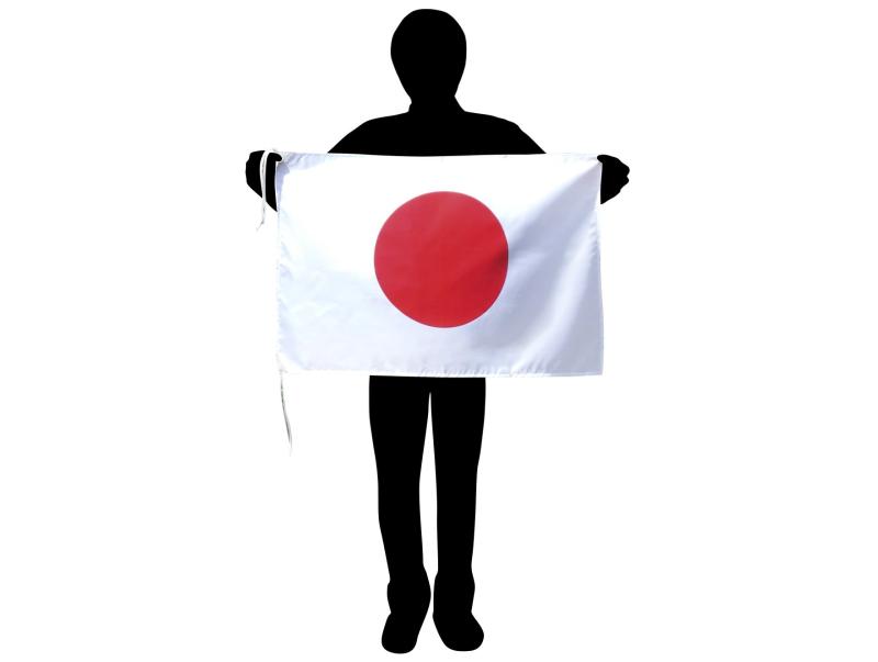 TOSPA 日本国旗(L) 日本代表応援用 日の丸 テトロン 50×75cm 日本製