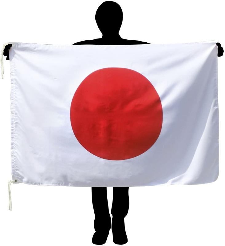 TOSPA 日本国旗 NO2 日の丸 水をはじく撥水加工付き テトロン 90×135cm 日本製