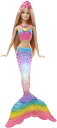 輸入バービー人形 Barbie Rainbow Lights Mermaid Doll [並行輸入品]