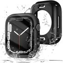 ILYAML for Apple Watch P[X 45mm 41mm hP[X 360xSʖh oh jEX|[cp KXtB ̌^ apple watch p Jo[ 360t{fBh AbvEHb` P[X Apple Watch 7/Apple W