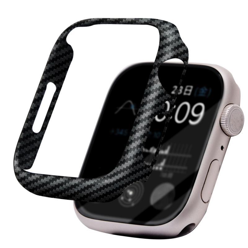 BIZirYj Apple Watch Jo[ (45mm / series9 / series8 / series7 / Ή/}bg ubN) y (J[{ CX[dΉ (45mm)