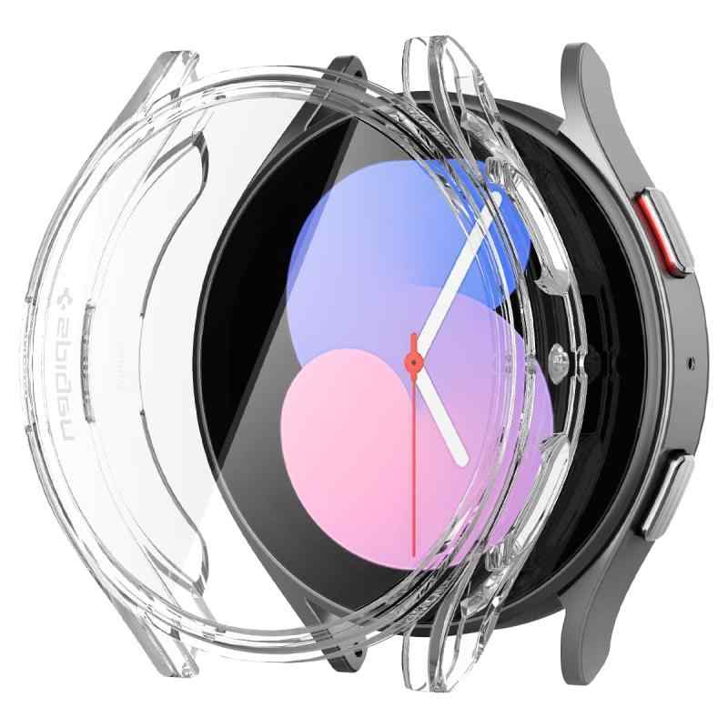 [Spigen] Galaxy Watch 5 oh 40mm Watch 5 / 4 Ή ̑g \ S S NA ϏՌ  ̌^ Jo[  Ռ z TPU PC ^ EgEnCubh ACS03476 (NX^ENA)