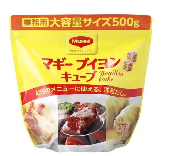 マギー ブイヨン キューブ500g コストコ 牛骨 だし 粉末 スティック 大容量 まとめ買い ストック 買い置き うまみ お吸い物 煮込み チゲ鍋 キムチチゲ 鍋