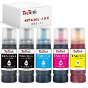 KETA-5CL エプソン(Epson)対応 ケンダマ タケトンボ 5色パック 互換インクボトル 標準の1.8倍大容量 (KEN-MB/TAK-PB/TAK-C/TAK-M/TAK-Y) 70ml/本 高発色 個別包装 国際認証 対応機種EW-M752T
