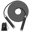 縄跳び トレーニング用 なわとび ダイエット 大人 用 重り jump rope 人気 滑り止めハンドル 収納袋付き 長さ調節可 男女兼用 運動不足解消 脂肪燃焼 全身運動 465g(4)