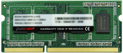 CFD販売 ノートPC用メモリ DDR3-1600 (PC-12800) 8GB×1枚 (8GB) 相性 無期限 1.5V対応 204pin Panram D3N1600PS-8G CFD販売 ノートPC用メモリ DDR3-1600 (PC-12800) 8GB×1枚 (8GB) 相性 無期限 1.5V対応 204pin Panram D3N1600PS-8G