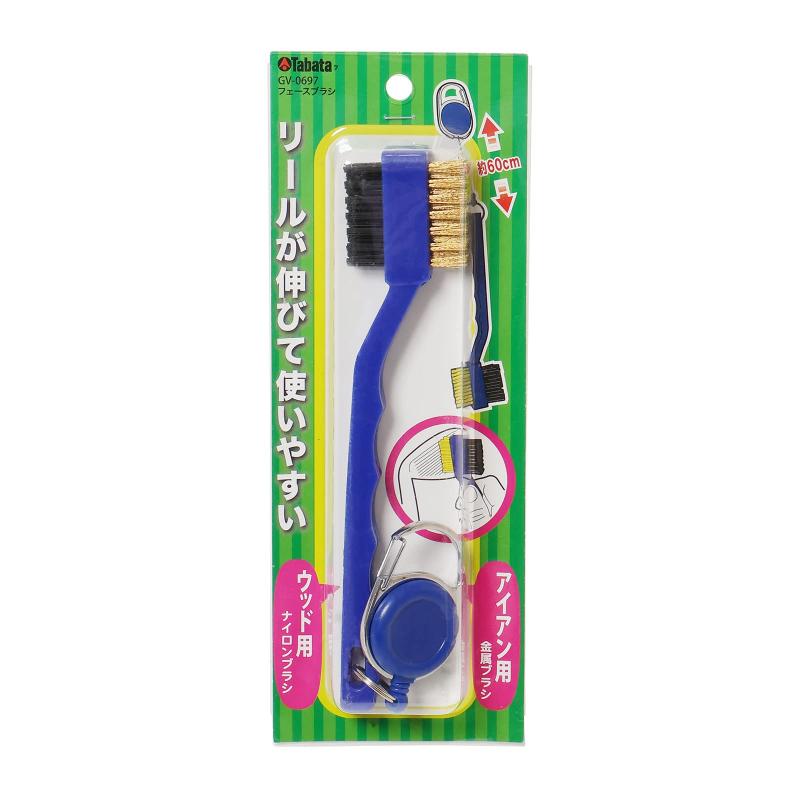 Tabata(タバタ) ゴルフ ブラシ お手入れ用品 ゴルフメンテナンス用品 フェースブラシ GV0697