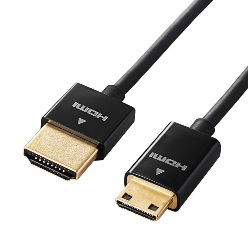 GR mini HDMI P[u 1m 4K ~ 2KΉ X[p[X ubN DH-HD14SSM10BK