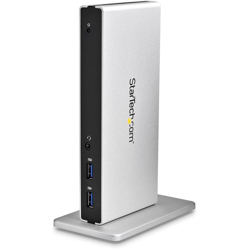 StarTech.com USB3.0ڑhbN Mac/WindowsΉ fADVIj^Ή cuX^ht HDMI/VGAA_v^ 5x USB GbE|[g USB3SDOCKDD