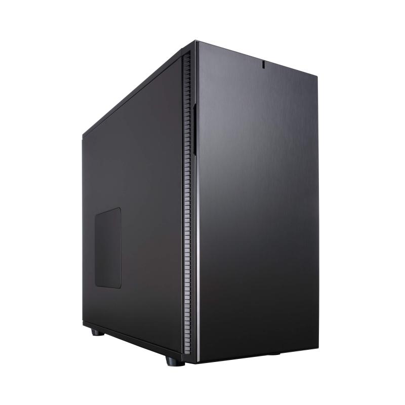 Fractal Design Define R5 Black Pearl PCケース CS4987 FD-CA-DEF-R5-BKCS4987 日本正規品 1年カラー:Black Pearlシンプルでスタイリッシュなフロントデザイン。前面やサイドパネルに防音性に優れた高密度吸音材を搭載。密閉性を高めることができるModuVentデザインHDDを最大8台、またSSDを最大10台まで搭載可能。ケース内の全ドライブケージが取り外し可能。エアフローを確保しつつ低騒音を実現した「Dynamic GP14」140mmファンを2基搭載ケース各所に水冷ラジエータの取り付けが可能。最大440mmまでの拡張カード搭載スペースを確保。専用マウンティングにより左右どちらからでも開閉できるフロントパネル。素早くサイドパネルを開閉できるクイック開放システム。